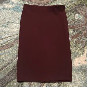 Philosophy Burgundy Skirt